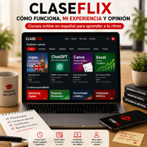 Claseflix, plataforma de cursos online en español para aprender a tu ritmo desde casa