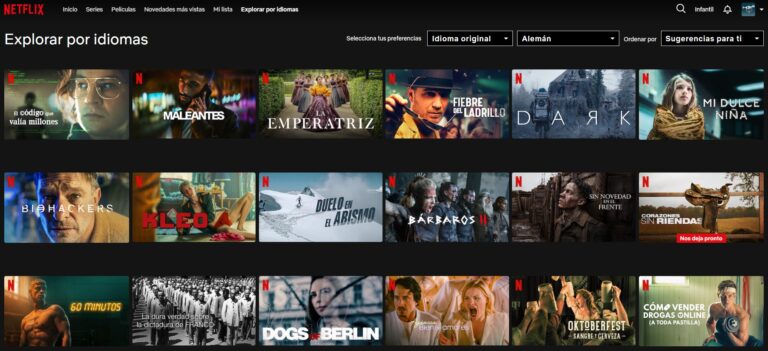 Películas alemanas en Netflix