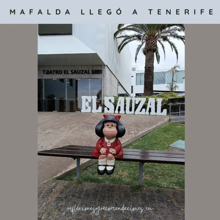 la nueva escultura de Mafalda en Tenerife