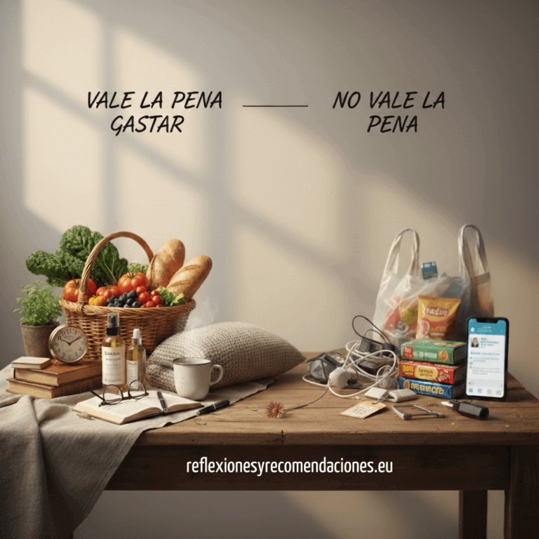 Consumo consciente: en qué gastar y en qué no para tomar mejores decisiones, evitar compras innecesarias y vivir con más calma.