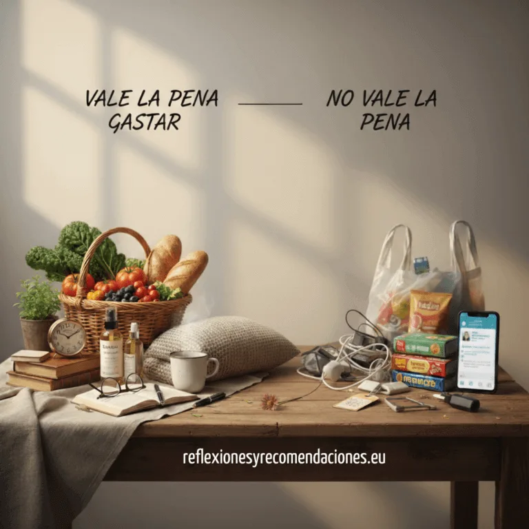 Consumo consciente: en qué gastar y en qué no para tomar mejores decisiones, evitar compras innecesarias y vivir con más calma.