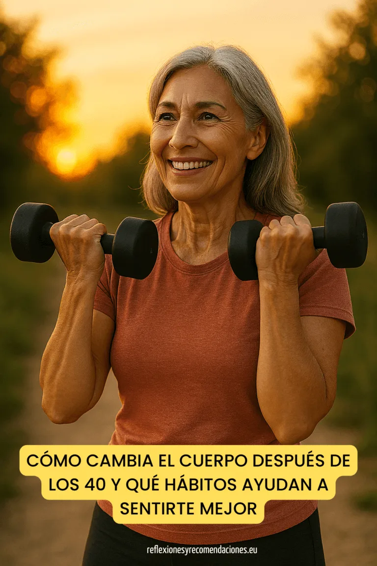 Cuidarse después de los 40 - hábitos para sentirse bien