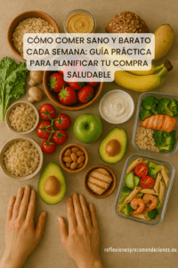 Cómo comer sano y barato cada semana: guía práctica para planificar tu compra saludable