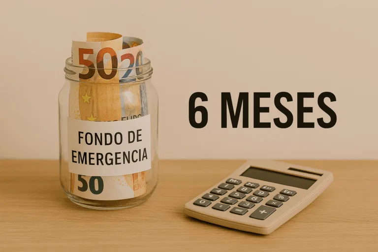 fondo de emergencia seis meses ahorro dinero